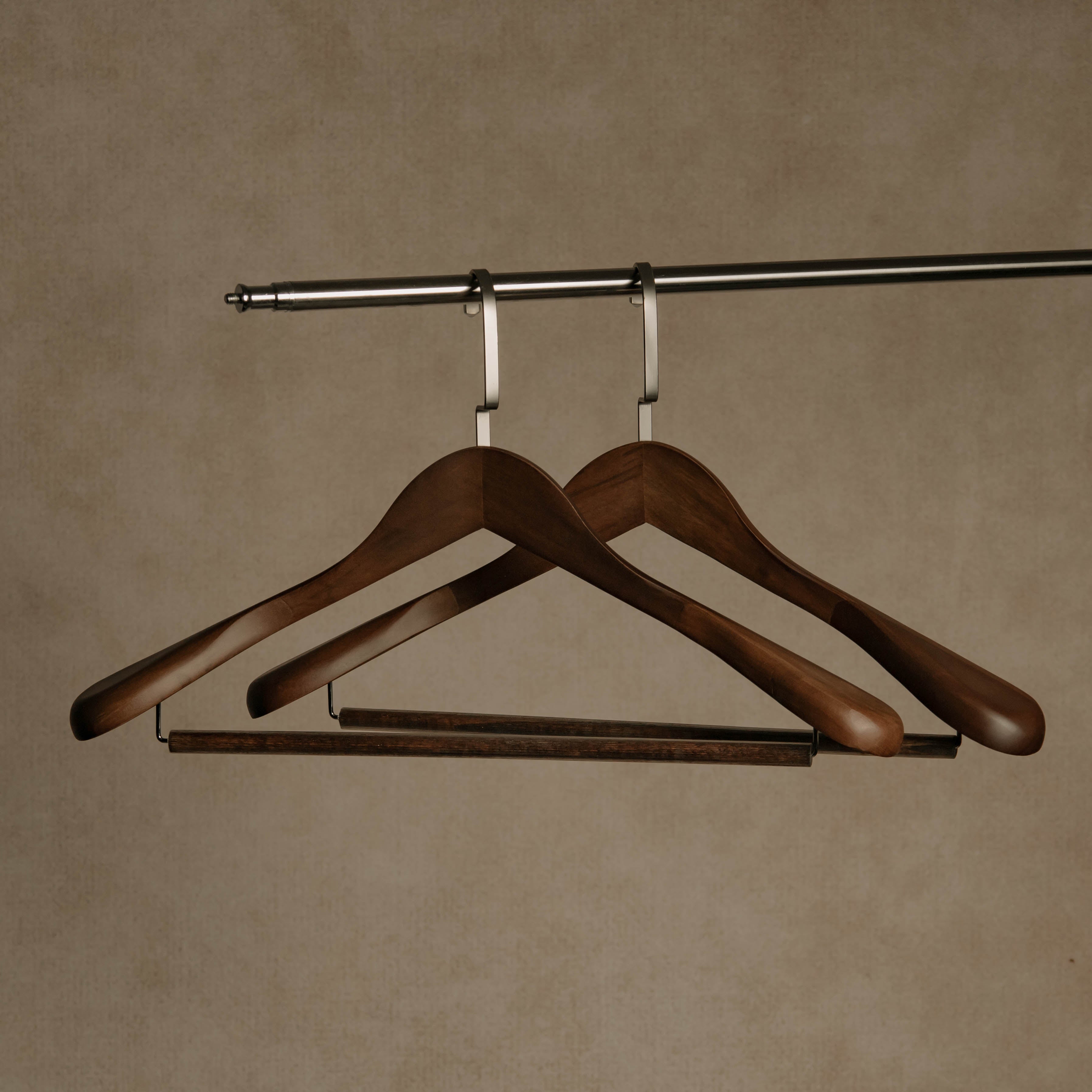 MAISON Hardwood Hanger with Classic Trouser Bar