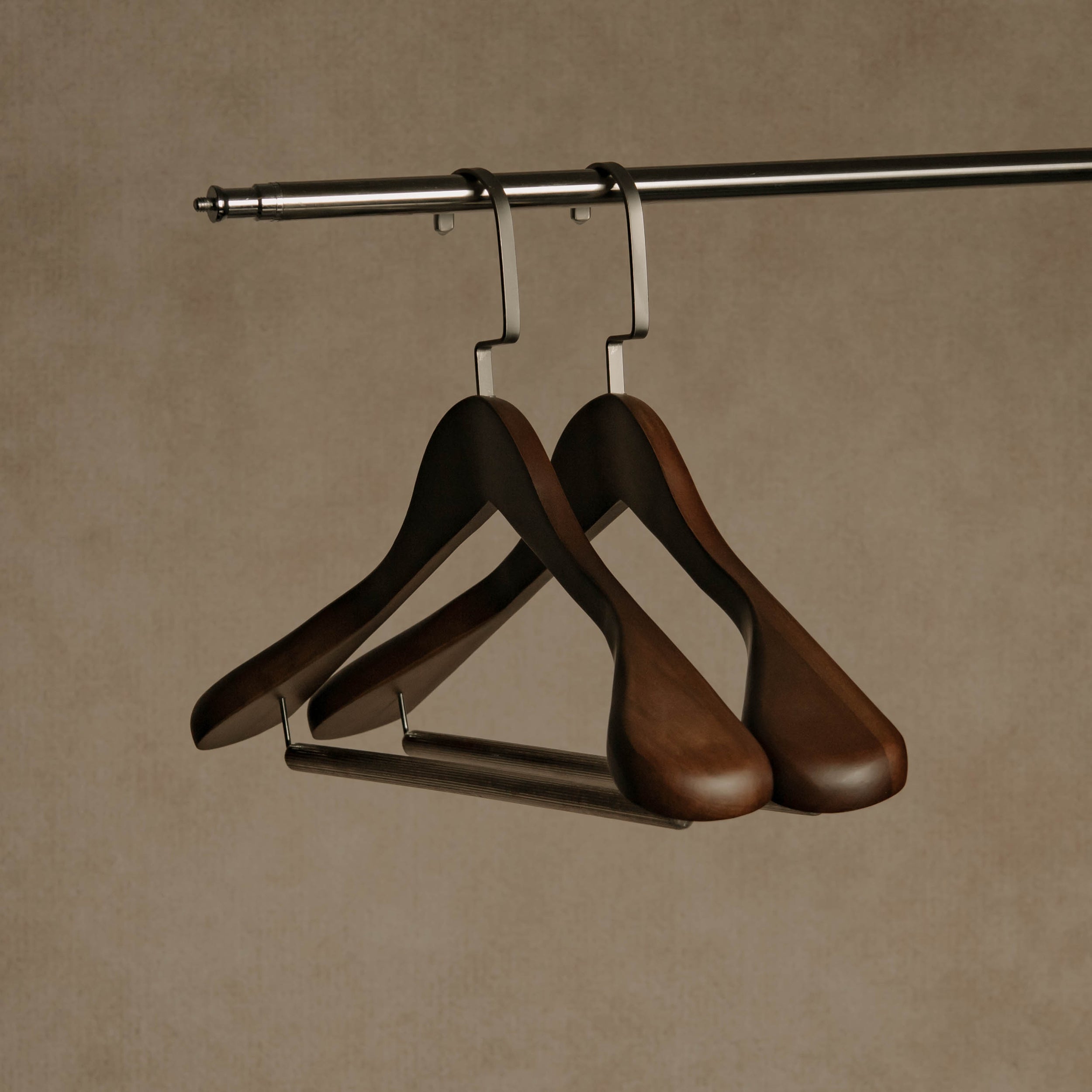 MAISON Hardwood Hanger with Classic Trouser Bar