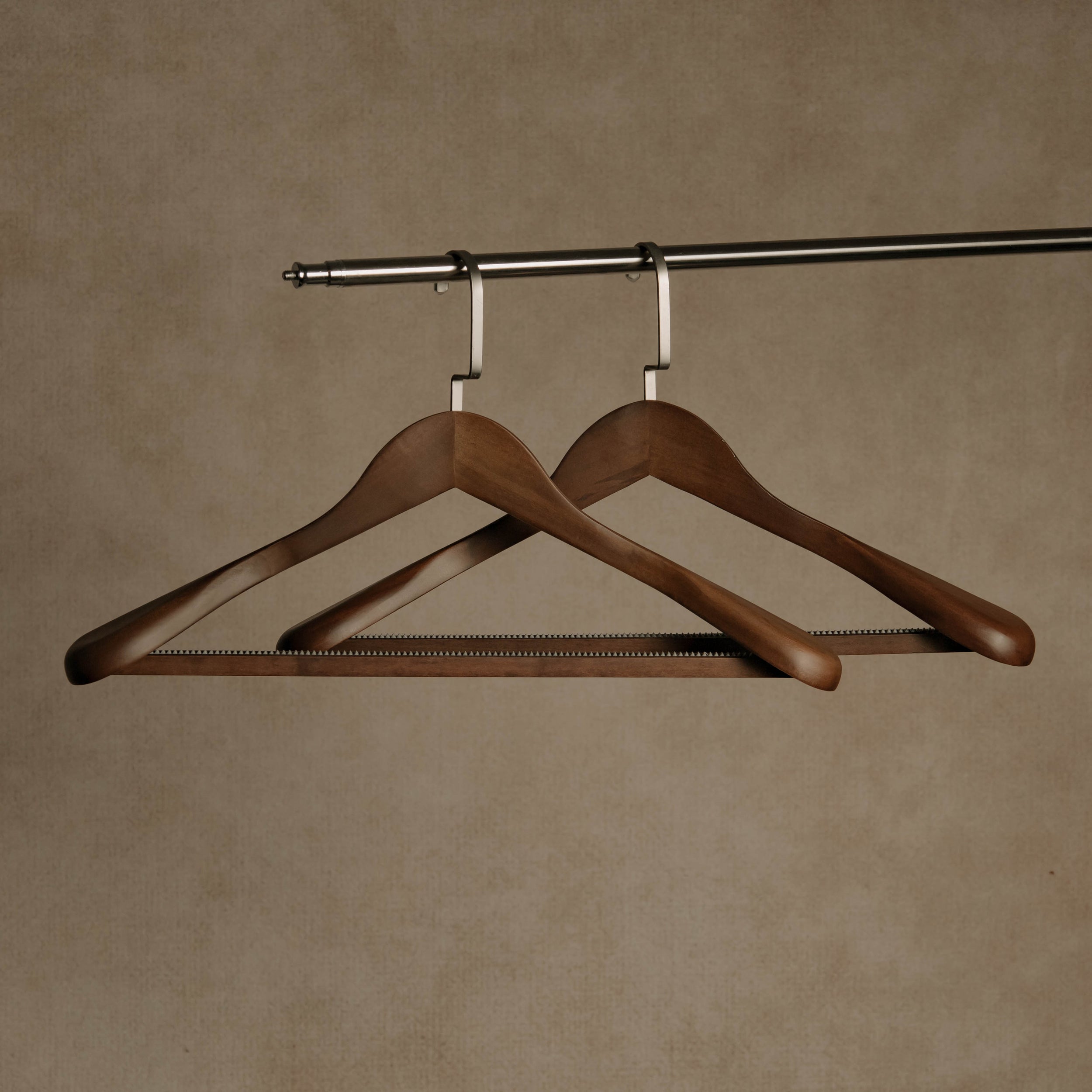 MAISON Hardwood Hanger with Integrated Trouser Bar
