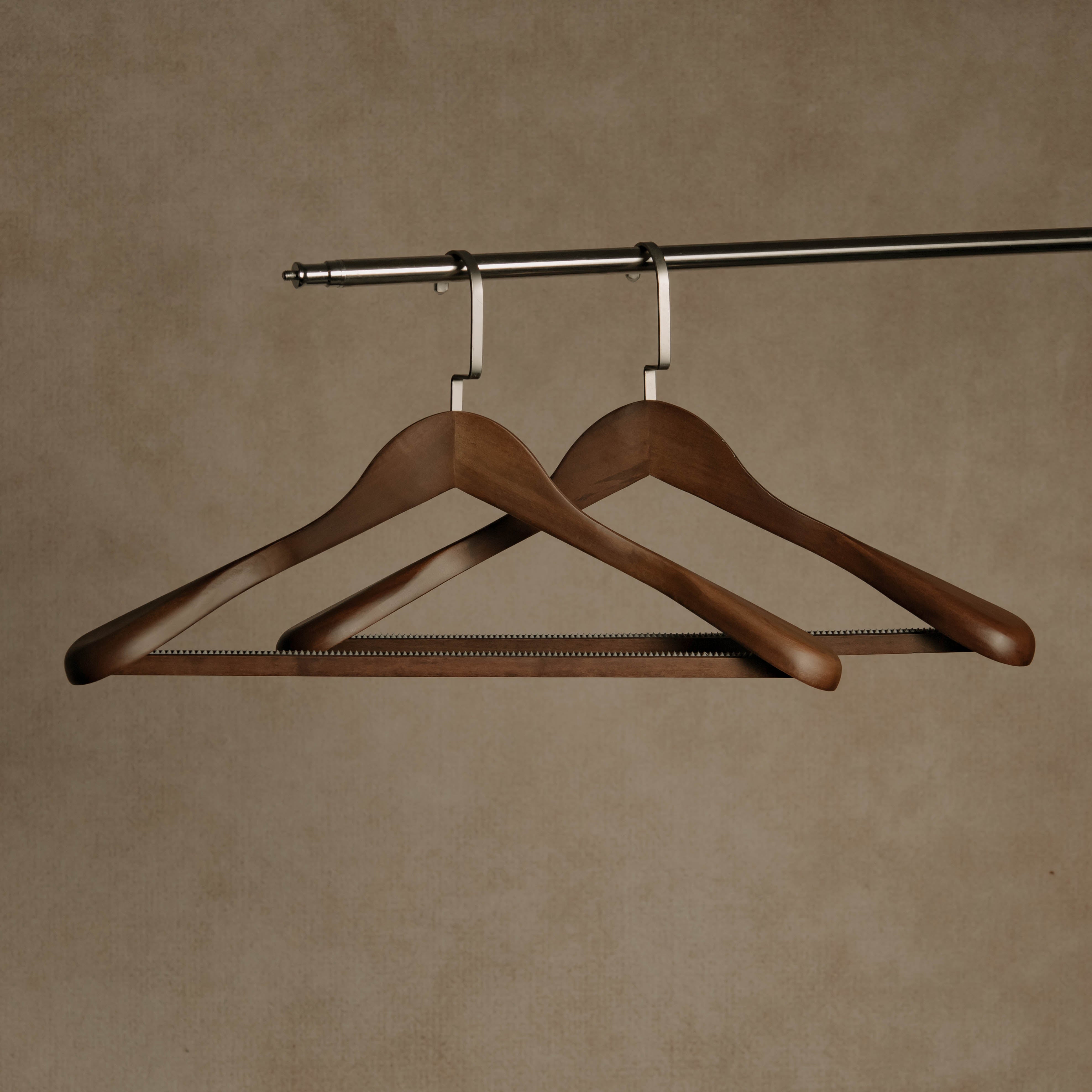 MAISON Hardwood Hanger with Integrated Trouser Bar