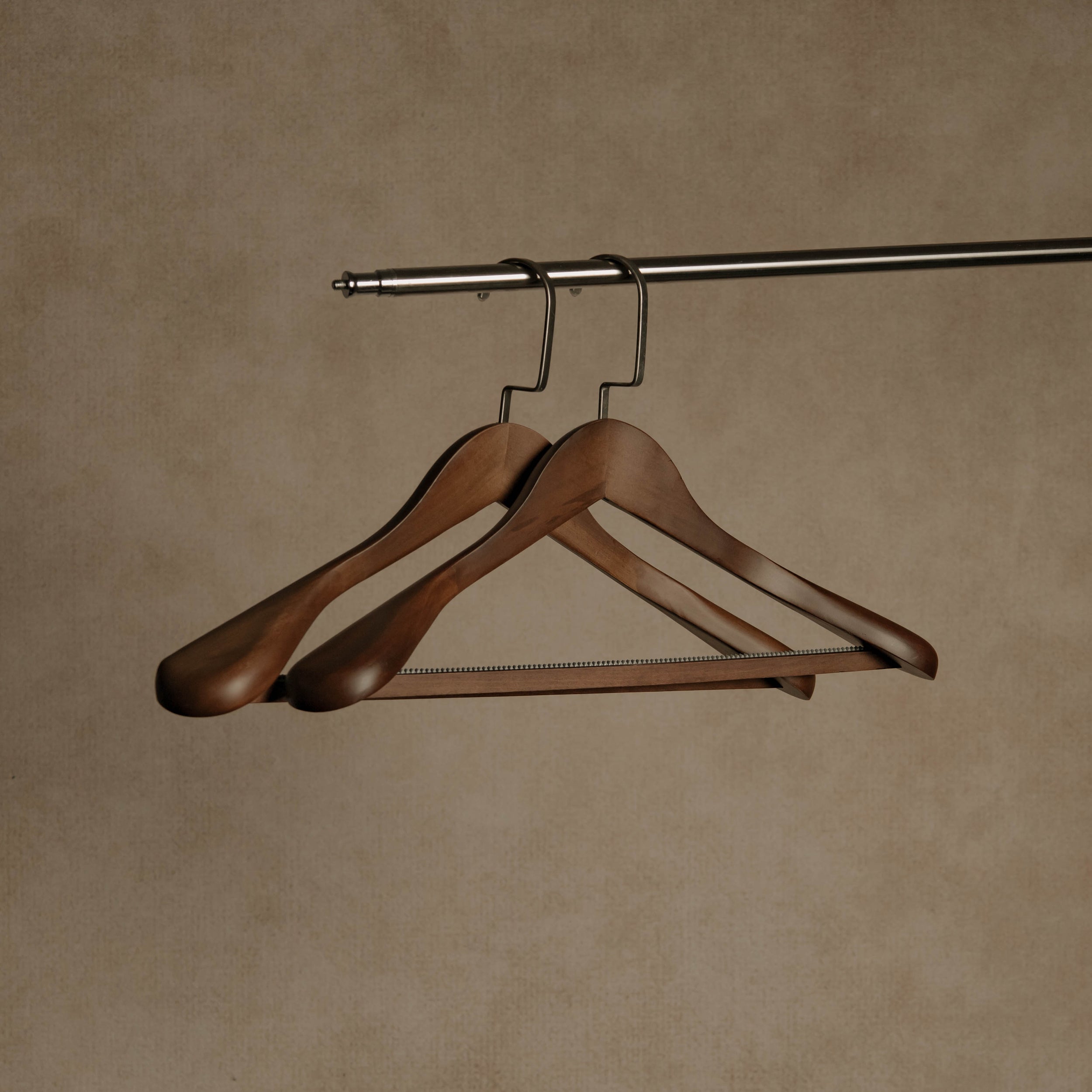 MAISON Hardwood Hanger with Integrated Trouser Bar