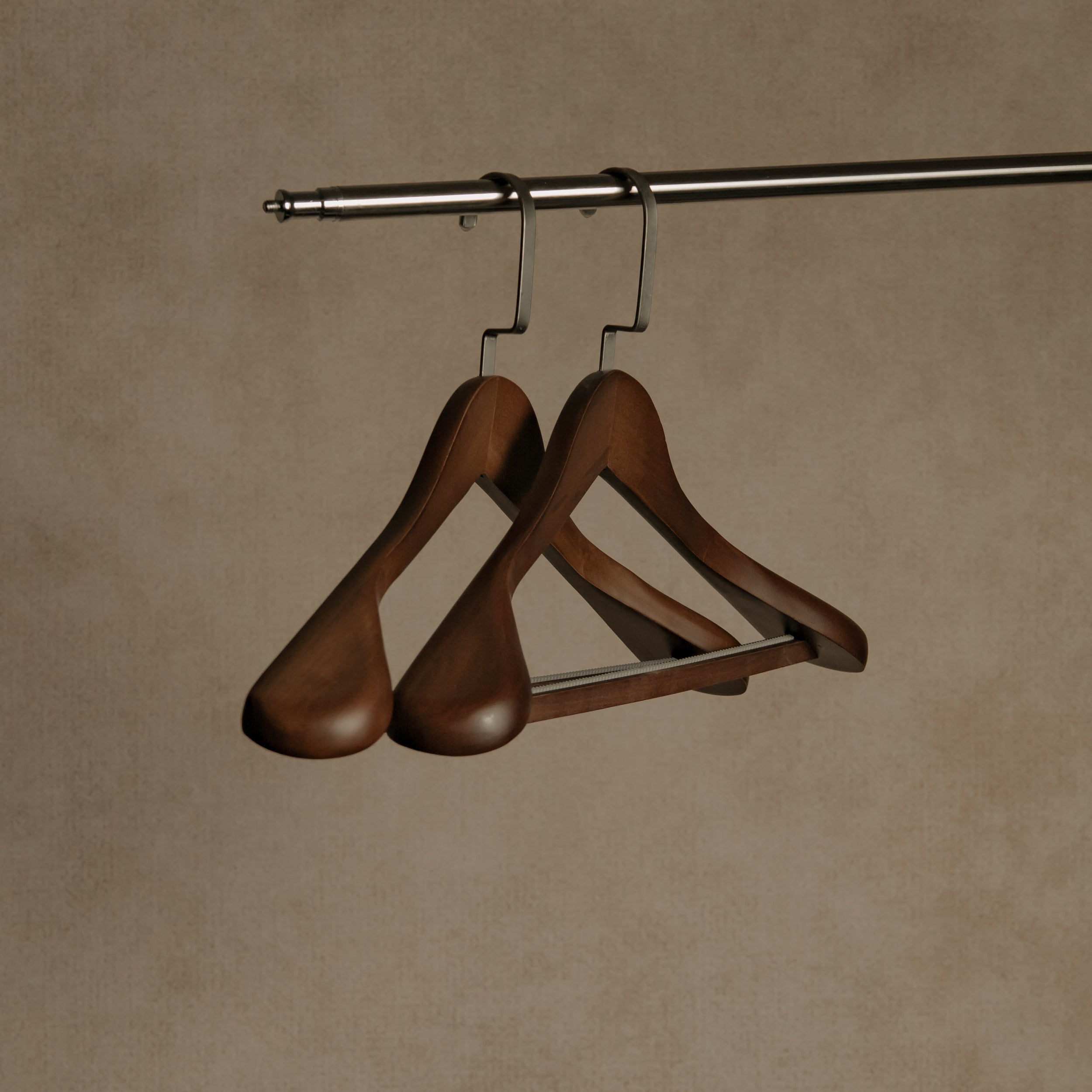 MAISON Hardwood Hanger with Integrated Trouser Bar