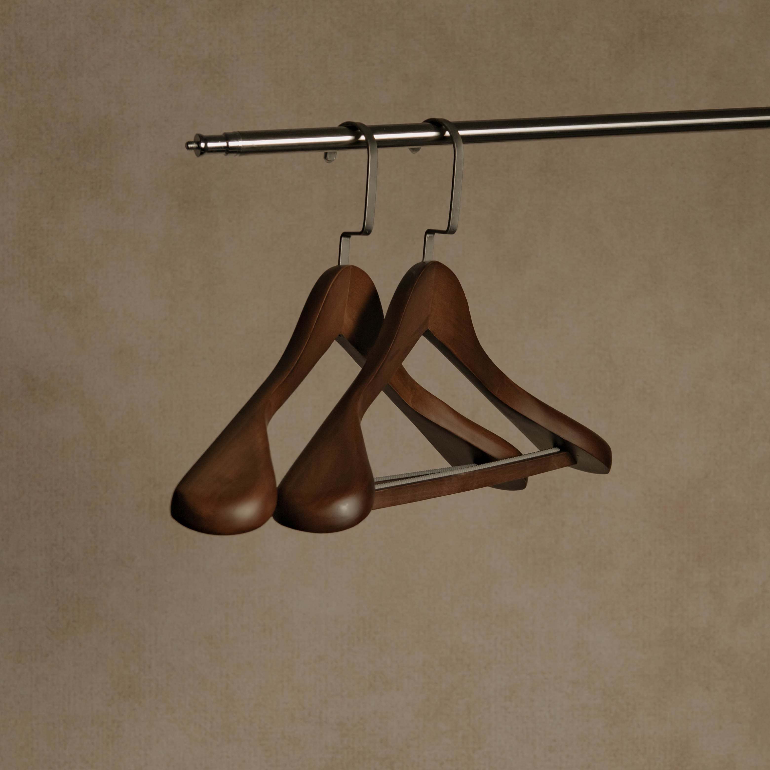 MAISON Hardwood Hanger with Integrated Trouser Bar
