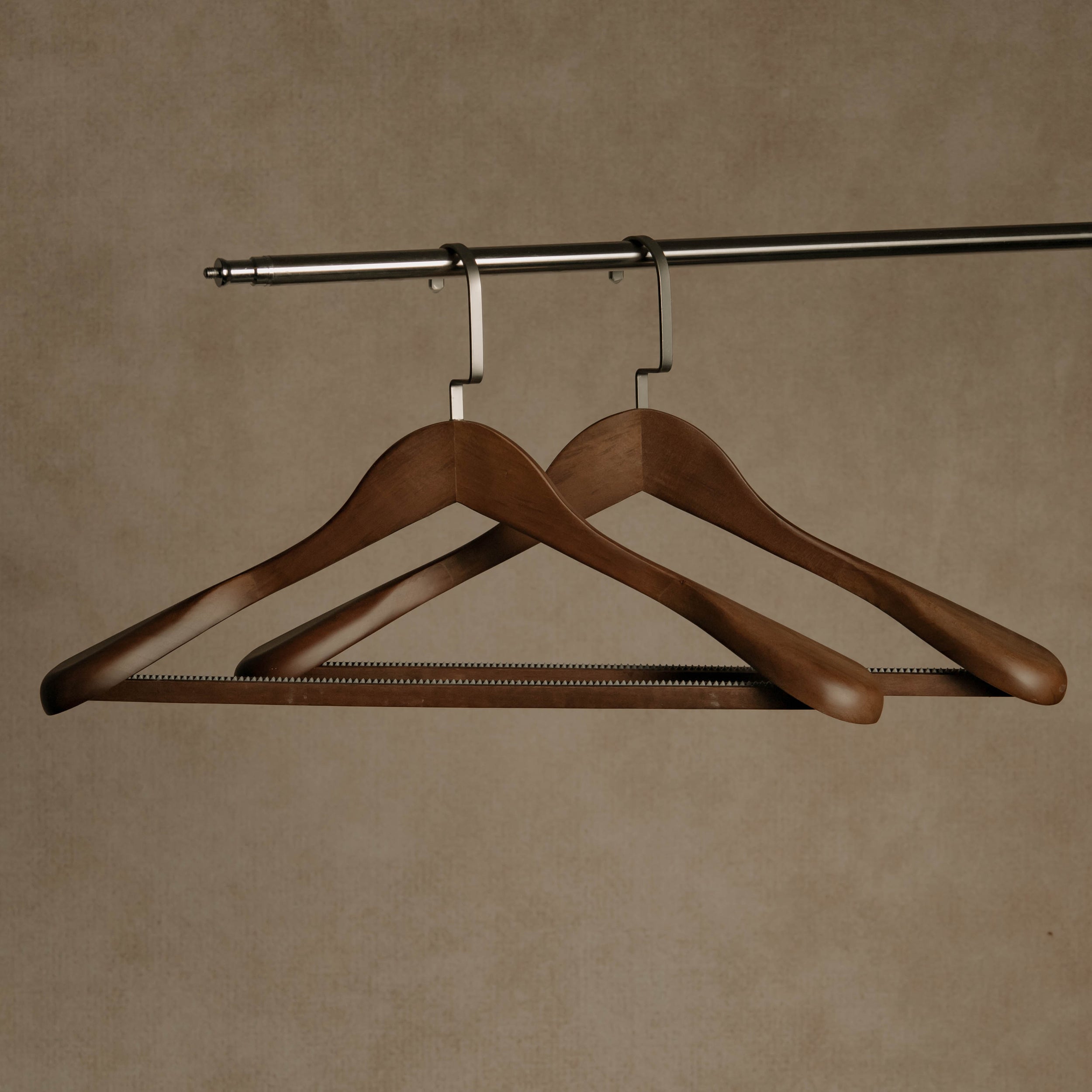 MAISON Hardwood Hanger with Integrated Trouser Bar