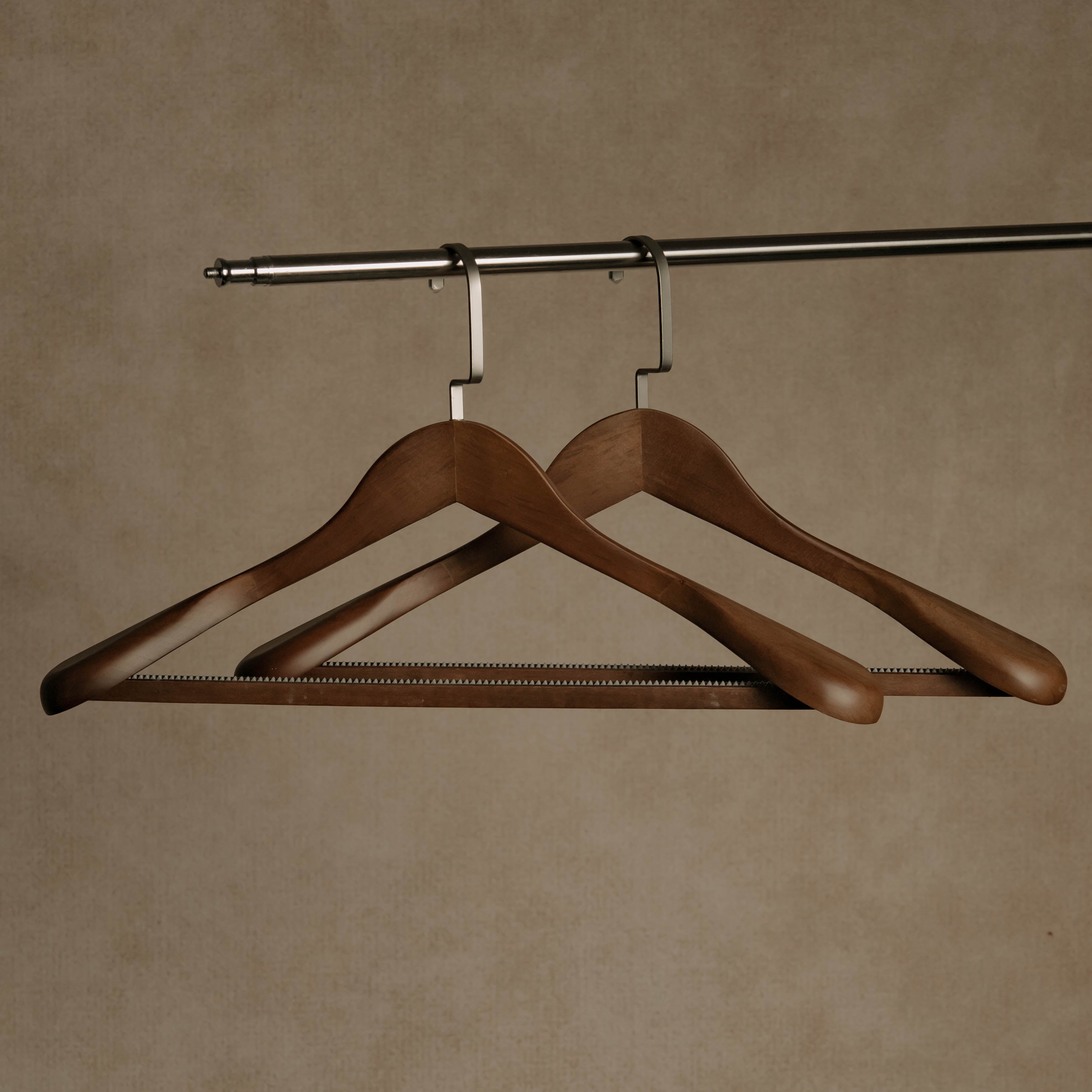 MAISON Hardwood Hanger with Integrated Trouser Bar