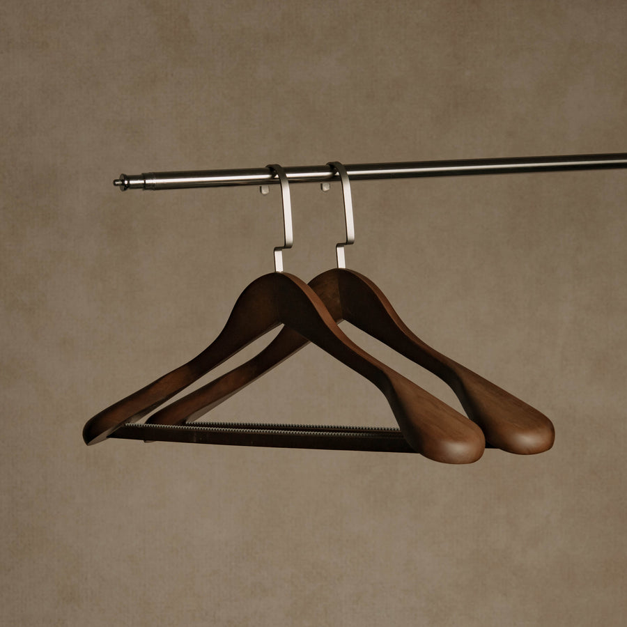MAISON Hardwood Hanger with Integrated Trouser Bar