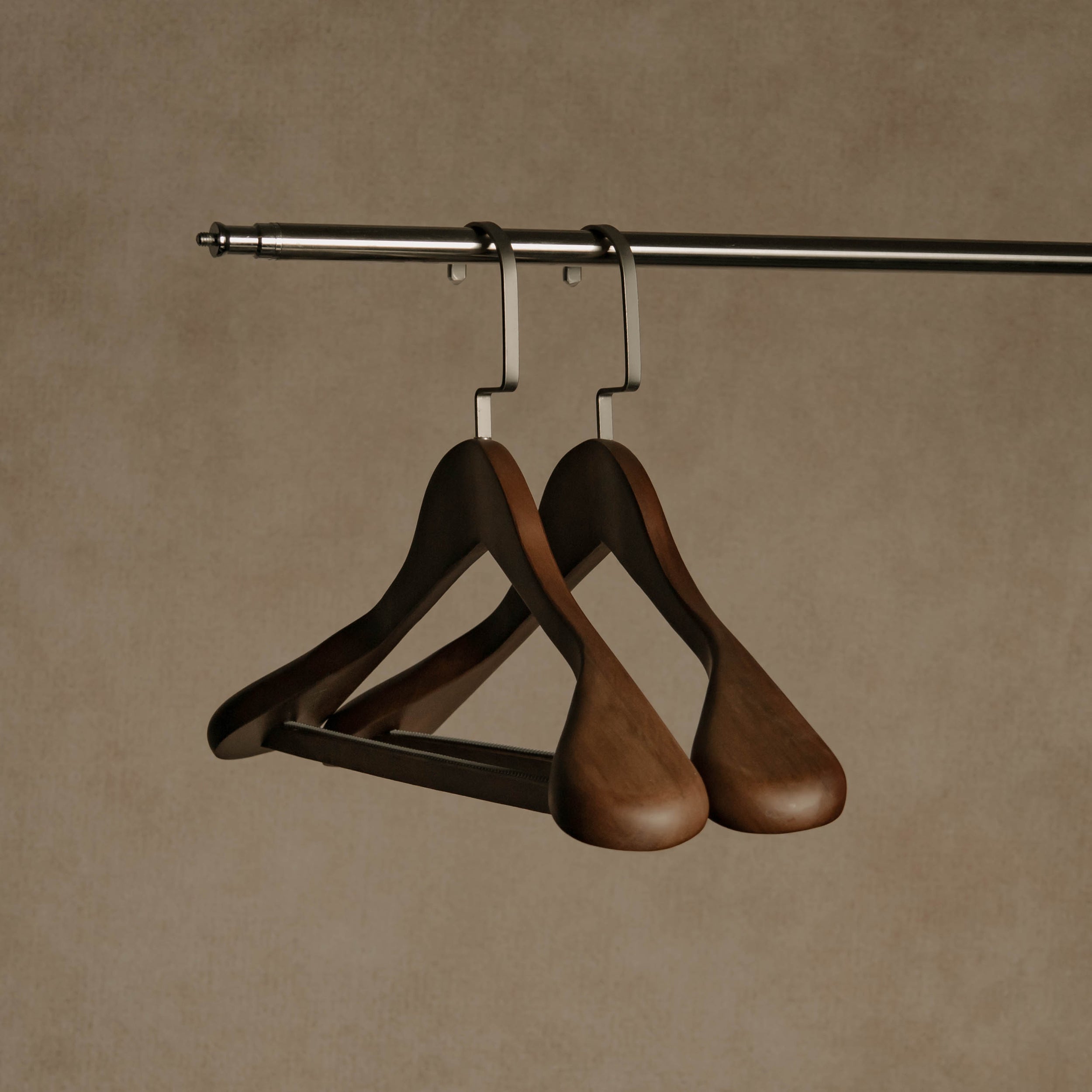 MAISON Hardwood Hanger with Integrated Trouser Bar