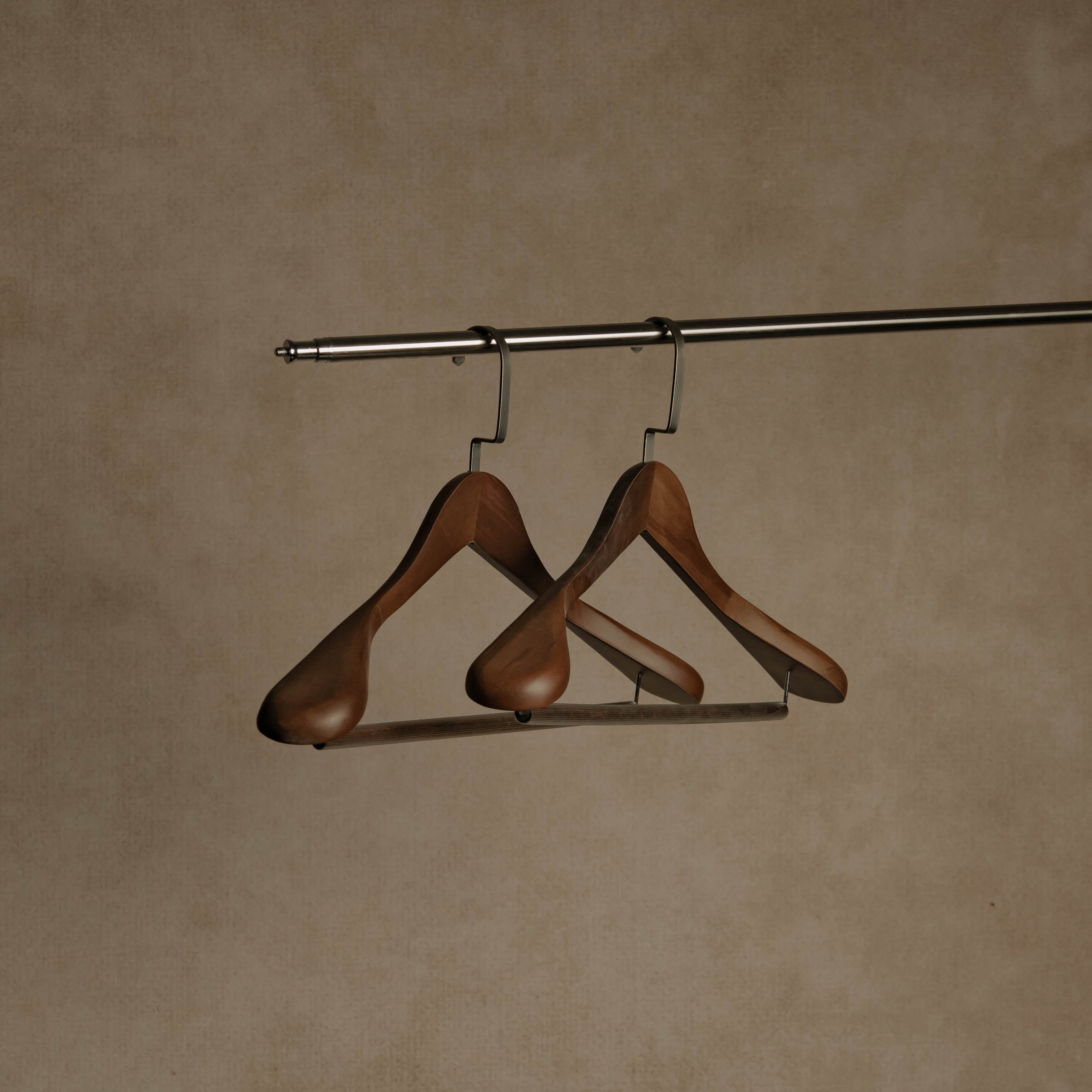 MAISON Hardwood Hanger with Classic Trouser Bar