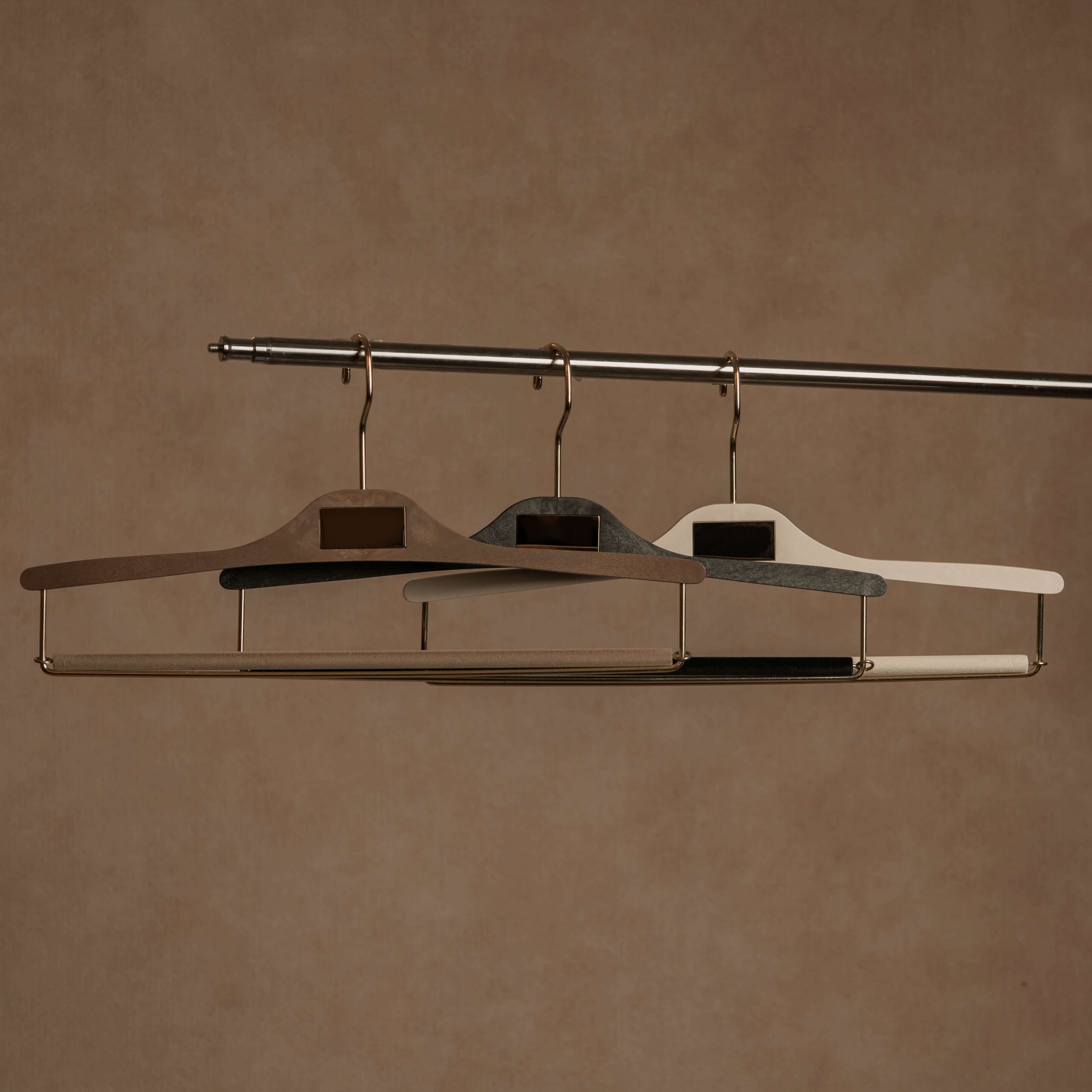 STUDIO Vinyl-Finish Resin Classic Trouser Bar Hanger