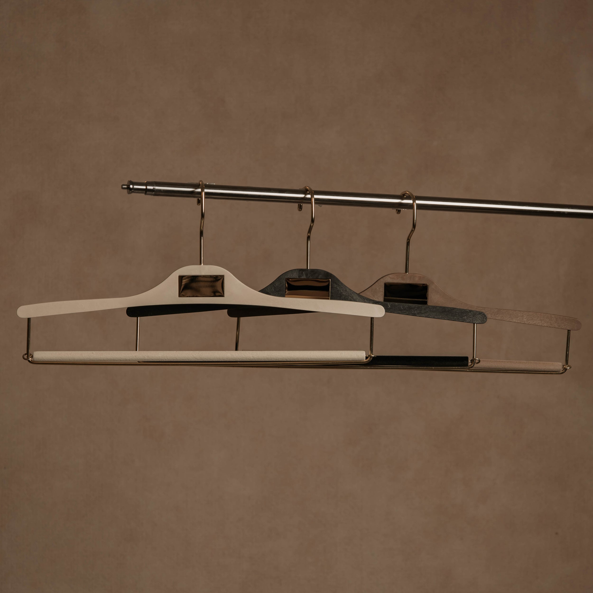 STUDIO Vinyl-Finish Resin Classic Trouser Bar Hanger